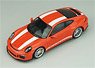 Porsche 911R 2016 Lava Orange White Side Decal (Diecast Car)