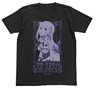 Re: Life in a Different World from Zero Emilia T-Shirts Black M (Anime Toy)