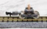 [ 6645 ] Power Bogie Type T-10B (Gray, Silver Wheels) (1 Piece) (Model Train)