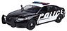 2013 Ford Police Intercepter black/white (ミニカー)