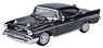 1957 Chevy Bel Air Coupe (Black) (Diecast Car)