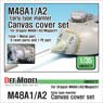 US M48A1/A2 Early Canvas Cover set (for DML) (Plastic model)