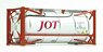 1/80(HO) 22T6 Container (JOT Red) (1 Piece) (Unassembled Kit) (Model Train)