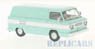 Chevrolet Corvea Box Wagon 1963 Light Turquoise/White (Diecast Car)