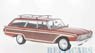 フォード カントリー スクワイア 1960 レッド/ウッド ルーフレール付 (ミニカー)
