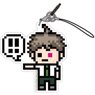 Danganronpa 3: The End of Kibogamine Gakuen Pixel Art Hajime Hinata Acrylic Strap (Anime Toy)