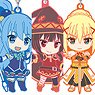 Nendoroid Plus KONO SUBARASHII SEKAI NI SYUKUFUKU WO! 2 Rubber Strap Set: Aqua, Megumin & Darkness (Anime Toy)