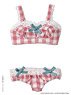 Kinoko Planet [Gingham Bra & Shorts Set] Strawberry (Fashion Doll)