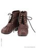 50 BlackRavenClothing Girly Knitting Short Boots (Dark Brown) (Fashion Doll)