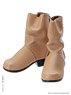 50 BlackRavenClothing Rumpled Engineer Boots (Light Brown) (Fashion Doll)