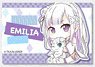 Gyugyutto Big Square Can Badge Re: Life in a Different World from Zero Emilia (Anime Toy)