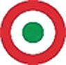 Italian Air Force Roundel 300, 500, 600, 800, 900, 1000, 1200 (mm) (Decal)