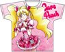 All Pretty Cure Full Color Print T-Shirts [Fresh Pretty Cure!] Cure Peach S (Anime Toy)