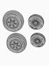 Wheel Set for F/A-18 C/D (Plastic model)