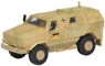 Dingo I Non-military Armored Vehicle ISAF Camouflage Beige (Pre-built AFV)