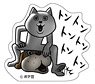 Dear Animal Costume Die-cut Acrylic Badge Cat (Anime Toy)