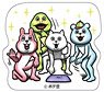 Dear Animal Costume Die-cut Acrylic Badge Zabuton (Anime Toy)