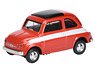 Fiat 500 Red (Diecast Car)