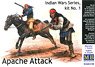 Indian War/ Apache Attack (Native American Soldiers 2 Figures + Horse) (Plastic model)