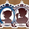 Detective Conan Classic Emblem Acrylic Key Ring (Set of 6) (Anime Toy)
