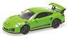 ポルシェ 911 GT3 RS (2013) GELBGRUN(グリーン)/ブラックサイドストライプ (ミニカー)