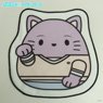 Maneki Mochi Neko Die-cut Mini Towel Stand My Heroes Go Miyase (Anime Toy)