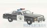 Ford LTD Crown Victoria California Highway Patrol 1987 Black/White (Diecast Car)