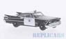 (HO) Dodge Custom Royal Lancer California Highway Patrol 2 Door hardtop Coupe 1959 (Model Train)