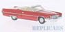 (HO) Cadillac Devil Convertible 1970 Red (Model Train)