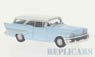 (HO) Buick Century Caballero 1958 Light Blue/White (Model Train)
