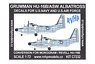 Grumman HU-16B/ASW Albatross Decals for U.S. Navy and U.S. Air Force (Plastic model)
