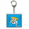 Square Clear Key Ring Part4 Pop Team Epic /T (Anime Toy)