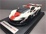 McLaren P1 GTR Pearl White / Red Stripe (Diecast Car)