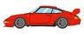 Porsche 911(993) Carrera RS Clubsport 1996 Guards Red (Diecast Car)