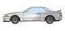 Nissan Skyline GT-R (BNR32) 1989 Jet Silver Metallic (Diecast Car)