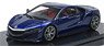 Honda NSX 2015 Long Beach Blue Pearl (Diecast Car)