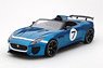 Jaguar F-Type Project 7 Concept Ecurie Ecosse Blue (Diecast Car)