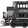 EMD SD70M Norfolk Southern (ノーフォーク・サザン鉄道) #2592 ★外国形モデル (鉄道模型)