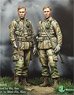 WWII US Paratrooper (2 Figures) (Plastic model)