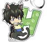 Acrylic Key Ring Gin Tama Cat Series 04 Hijikata AK (Anime Toy)