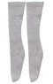 50 Soft See-through Socks (Gray) (Fashion Doll)