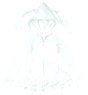 AZO2 Usamimi Parka One Piece Dress (White) (Fashion Doll)