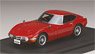 Toyota 2000 GT (MF 10) Late Model Red (Diecast Car)