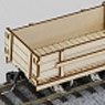 (O Narrow) 16.5mm 1/48 Flat Trolley A Kit (Narrow Gauge Club) (Unassembled Kit) (Model Train)