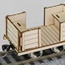 (O Narrow) 16.5mm 1/48 Flat Trolley C Kit (Narrow Gauge Club) (Unassembled Kit) (Model Train)