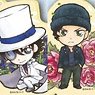 Detective Conan Japanese Style Flower Key Ring (Set of 6) (Anime Toy)