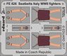 WW2 イタリア戦闘機用シートベルト ステンレス製 (プラモデル)