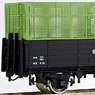 1/80(HO) J.N.R. Type TORA90000 Open Wagon Type A (Three Steps Baskets) Kit (Unassembled Kit) (Model Train)