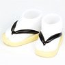 Tabi & Zori (Japanese sandals) for 11cm Body (Black/Plainwood) (Fashion Doll)