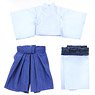Hakama & kimono for 11cm Body (Navy blue) (Fashion Doll)